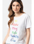 Sundek Tricou de bumbac cu imprimeu text Mana - Pled.ro