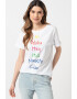 Sundek Tricou de bumbac cu imprimeu text Mana - Pled.ro