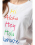 Sundek Tricou de bumbac cu imprimeu text Mana - Pled.ro