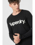 SUPERDRY Bluza cu decolteu la baza gatului si imprimeu logo - Pled.ro