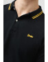 SUPERDRY Bluza polo de bumbac cu aspect de pique Vintage Tipped - Pled.ro