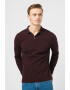 SUPERDRY Bluza polo de bumbac cu aspect de pique Vintage Tipped - Pled.ro