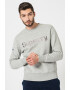 SUPERDRY Bluza sport cu decolteu la baza gatului si logo supradimensionat Source - Pled.ro