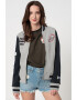 SUPERDRY Jacheta bomber cu fermoar Collegiate Scripted Baseball - Pled.ro