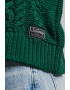 SUPERDRY Pulover cu guler inalt si model torsade - Pled.ro