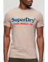 SUPERDRY Tricou cu decolteu la baza gatului si imprimeu logo - Pled.ro