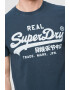 SUPERDRY Tricou din bumbac cu imprimeu logo Vintage - Pled.ro