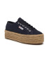 Superga Espadrile dama 207960213 Textil Albastru marin - Pled.ro