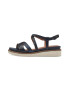 Tamaris Sandale cu talpa wedge si barete impletite - Pled.ro