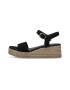 Tamaris Sandale-espadrile de piele intoarsa - Pled.ro