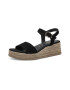 Tamaris Sandale-espadrile de piele intoarsa - Pled.ro