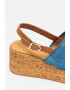 Tamaris Sandale wedge de denim - Pled.ro