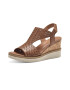 Tamaris Sandale wedge de piele - Pled.ro