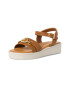 Tamaris Sandale wedge de piele - Pled.ro