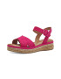 Tamaris Sandale wedge de piele intoarsa - Pled.ro