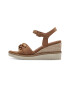 Tamaris Sandale wedge din piele intoarsa - Pled.ro