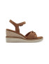 Tamaris Sandale wedge din piele intoarsa - Pled.ro