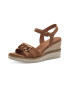 Tamaris Sandale wedge din piele intoarsa - Pled.ro