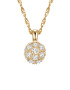 TASSIONI Highstreet Jewels Colier placat cu aur cu pandantive tip sfera cu cristale - Pled.ro