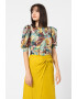 Ted Baker Bluza cu model si maneci bufante Vyoll - Pled.ro