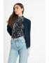 Ted Baker Cardigan bomber cu imprimeu pe partea din spate - Pled.ro