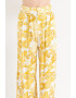 Ted Baker Pantaloni cu talie inalta si model floral Ideline - Pled.ro