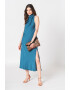 Ted Baker Rochie cu decolteu drapat si slit lateral Joyia - Pled.ro