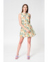 Ted Baker Rochie mini evazata cu model floral Haarris - Pled.ro