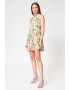 Ted Baker Rochie mini evazata cu model floral Haarris - Pled.ro