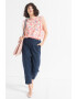 Ted Baker Tricou din amestec de in cu model floral Kashaa - Pled.ro