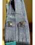 Tessuto. Jacheta pictata manual de denim Josef - Pled.ro