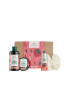 The Body Shop Set Nourish & Flourish Strawberry Gel de dus Strawberry 250ml+Iaurt de corp Strawberry 200ml+Crema de maini Strawberry 30ml+Mini burete de baie - Pled.ro