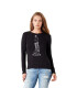 THEICONIC 888113411-Bluza dama neagra - Not a hugger - Pled.ro