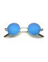 THEICONIC 888124181-Ochelari de soare Rotunzi Retro John Lennon Albastru cu Auriu - Pled.ro