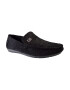 THEICONIC 888133474-Mocasini barbati Negri din material textil - Pled.ro