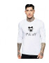 THEICONIC Bluza barbati alba - f*ck off Mickey Mouse - Pled.ro