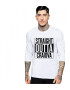 THEICONIC Bluza barbati alba - Straight Outta Craiova - Pled.ro