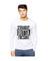 THEICONIC Bluza barbati alba - Straight Outta Focsani - Pled.ro