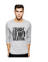 THEICONIC Bluza barbati gri cu text negru - Straight Outta Colentina - Pled.ro