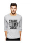 THEICONIC Bluza barbati gri cu text negru - Straight Outta Giurgiu - Pled.ro