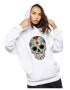 THEICONIC Hanorac de dama alb - Sugar Skull - Pled.ro