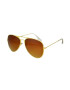 THEICONIC Ochelari de soare Aviator culoare Maro - Gold - Pled.ro