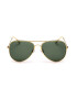 THEICONIC Ochelari de soare aviator Verde - Aur - Polarizati - Pled.ro