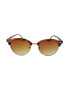 THEICONIC Ochelari de soare Clubmaster Retro II Maro - Maro Leopard- - Pled.ro