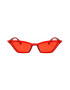 THEICONIC Ochelari de soare dama Butterfly Cat eye - Rosu - Pled.ro