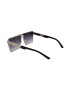 THEICONIC Ochelari de soare Rectangular Plat Gri Argintiu lentila degrade - Pled.ro