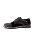 THEICONIC Pantofi Casual Barbatesti Negri cu insertii - Pled.ro