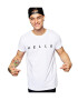 THEICONIC Tricou alb barbati - HELLO - Pled.ro