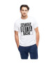 THEICONIC Tricou alb barbati - Straight Outta Bacau - Pled.ro