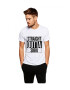 THEICONIC Tricou alb barbati - Straight Outta Sibiu - Pled.ro